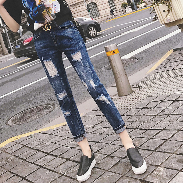 Ежедневни дамски дънки в три цвята 