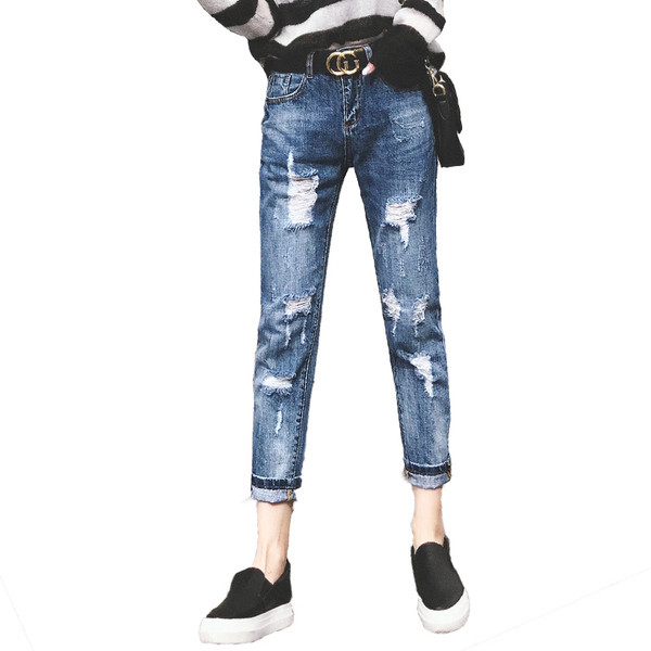 Ежедневни дамски дънки в три цвята 