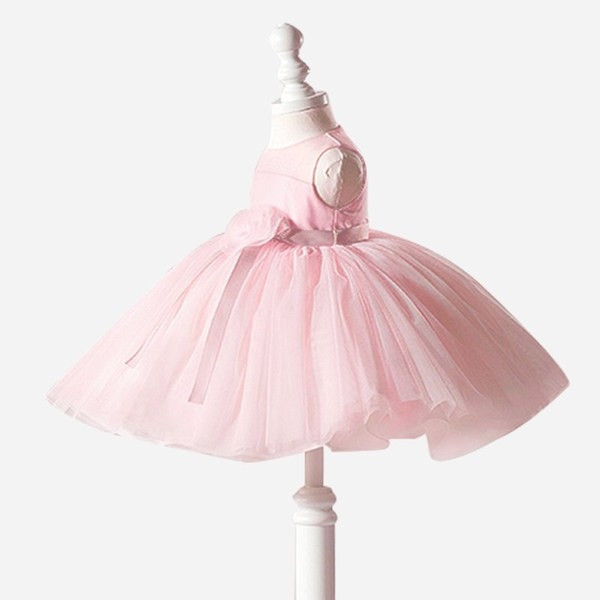 Rochie moderna pentru copii roz cu tul