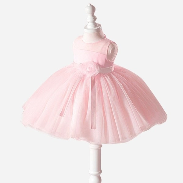 Rochie moderna pentru copii roz cu tul