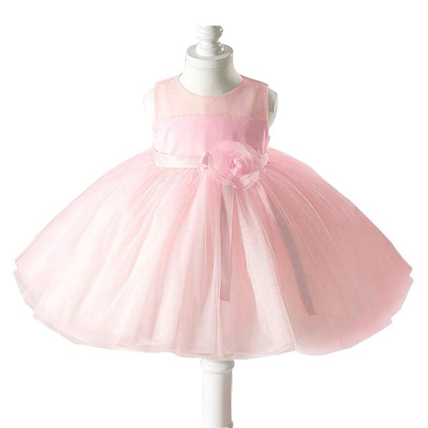 Rochie moderna pentru copii roz cu tul