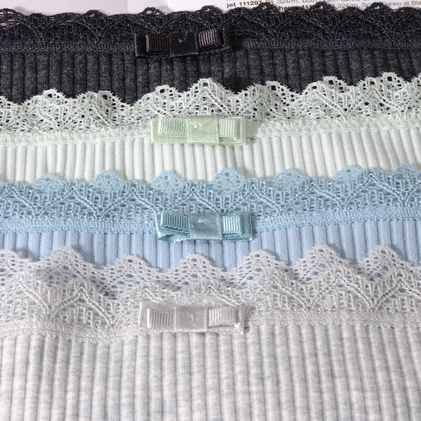 Луксозно памучно бельо за дамите в шест цвята