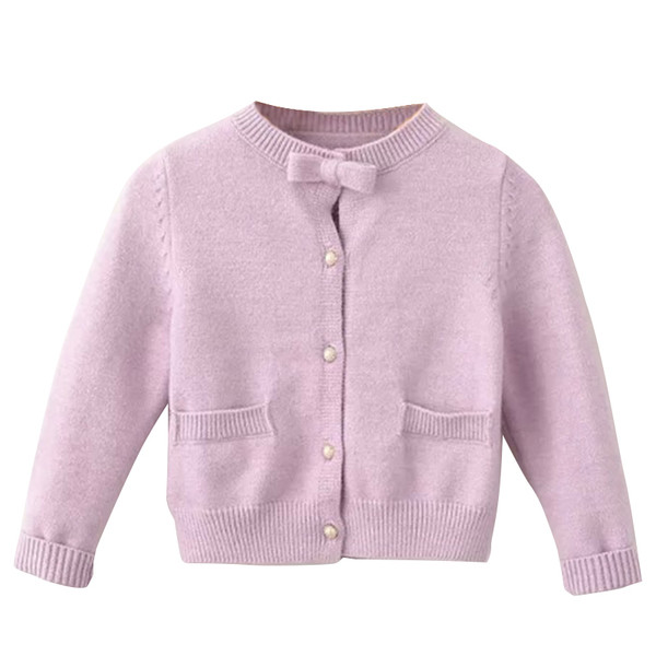 παιδική ζακέτα  για κορίτσια με κορδέλα σε διάφορα χρώματα