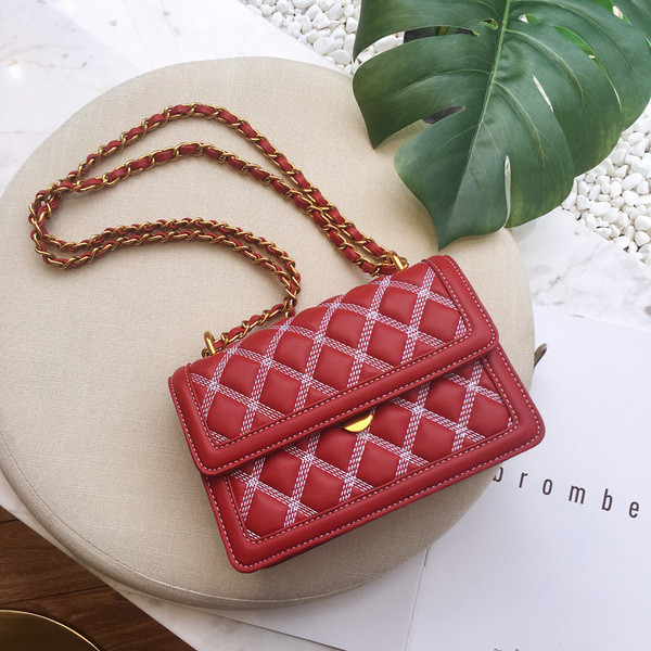 Geanta de dama extravaganta in alb si rosu