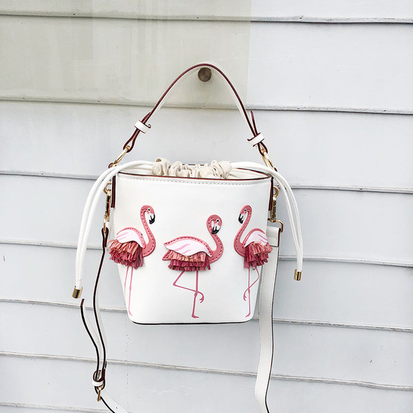 Geanta dama in doua culori cu motive