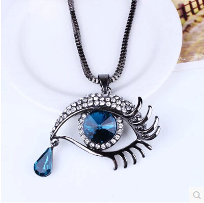 Colier de dama cu pietre decorative - Ochi