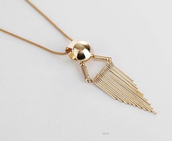 Colier modern de dama in trei culori