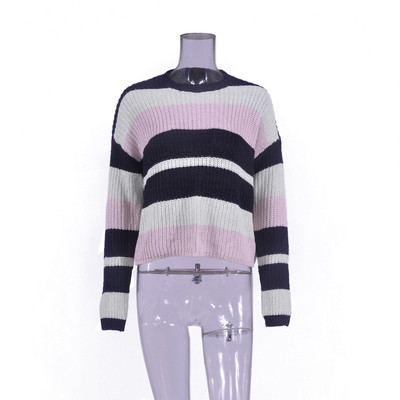 Καθημερινό γυναικείο πουλόβερ με ανοιχτό λαιμό σε διάφορα χρώματα