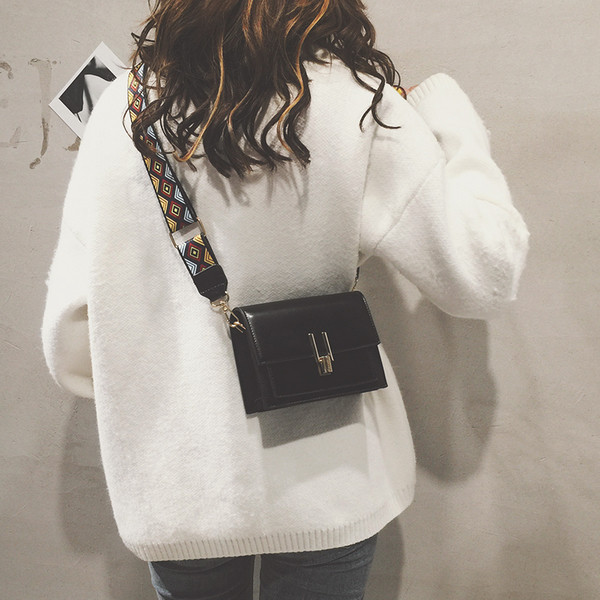 Geanta de umar dama cu maner colorat