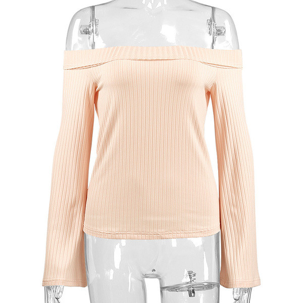 Καθημερινή γυναικεία  μπλούζα με δίχρωμα μανίκια