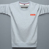 Bluza barbateasca groasa cu imprimeu si inscription in mai multe culori