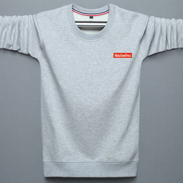 Bluza barbateasca groasa cu imprimeu si inscription in mai multe culori