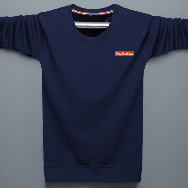 Bluza barbateasca groasa cu imprimeu si inscription in mai multe culori