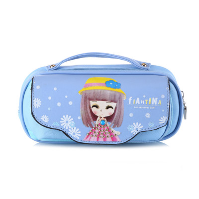 Несесер за училище с апликация в няколко цвята