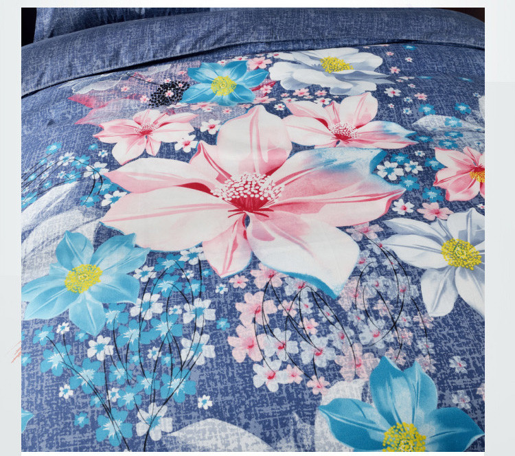 Луксозно спално бельо в два различни десена