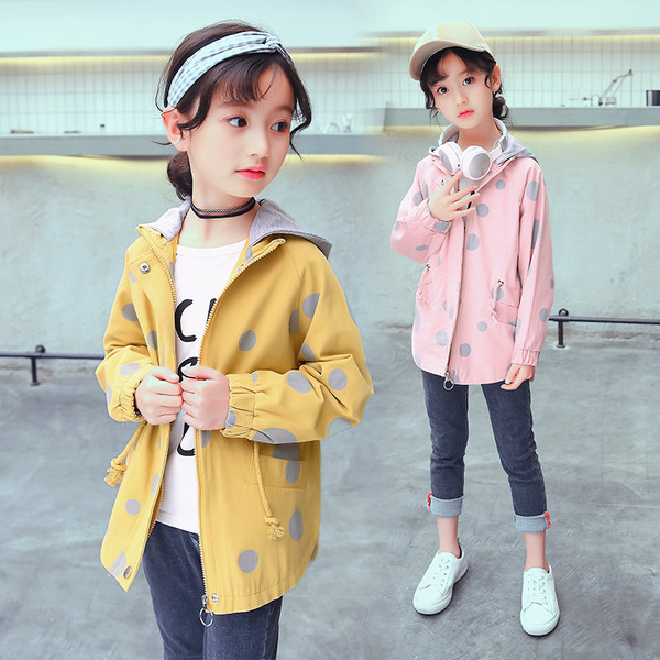 Καθημερινό παιδικό μπουφάν με κουκούλα σε διάφορα χρώματα