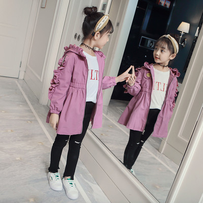 Őszi gyerekkabát szabású modell kapucnival több színben