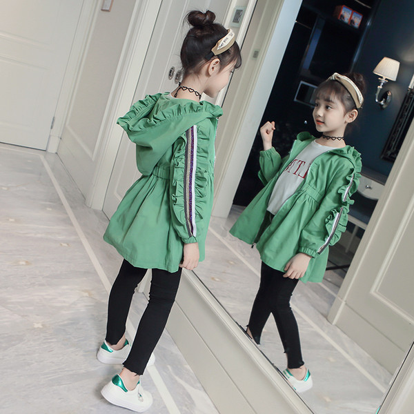 Φθινοπωρινό  παιδικό μπουφάν με κουκούλα σε διάφορα χρώματα