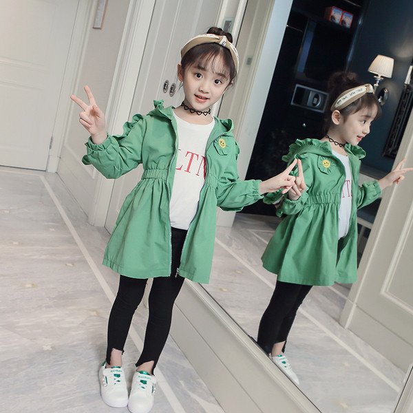 Φθινοπωρινό  παιδικό μπουφάν με κουκούλα σε διάφορα χρώματα