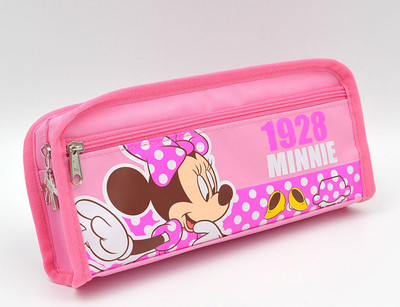 Несесер за моливи с апликация в три цвята