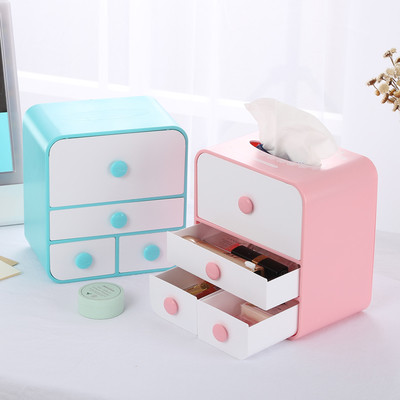 Box for jewelry or makeup in the form of a locker