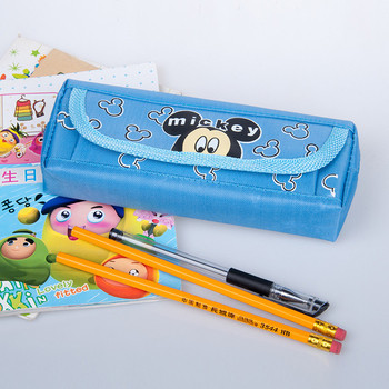 Детски несесер за моливи с апликация в няколко цвята