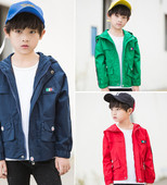Παιδικό μπουφάν σε τρία χρώματα για αγόρια