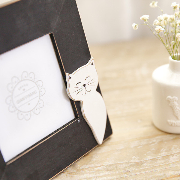 Рамка за снимка във формата на котка