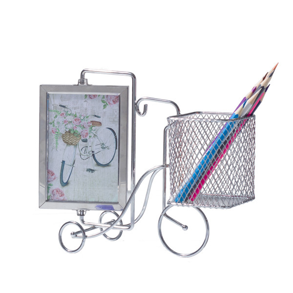 Рамка за снимка с моливник във формата на колело