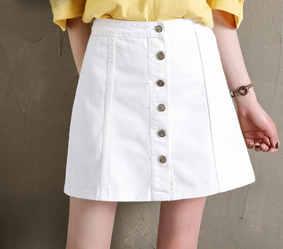 Γυναικεία φούστα denim σε διάφορα χρώματα