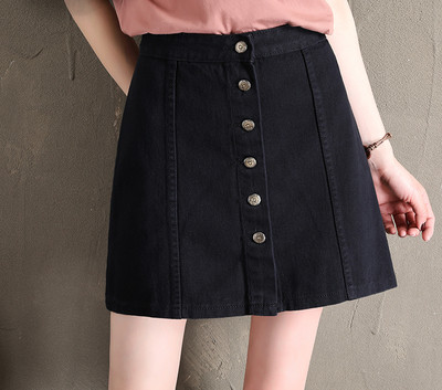 Γυναικεία φούστα denim σε διάφορα χρώματα