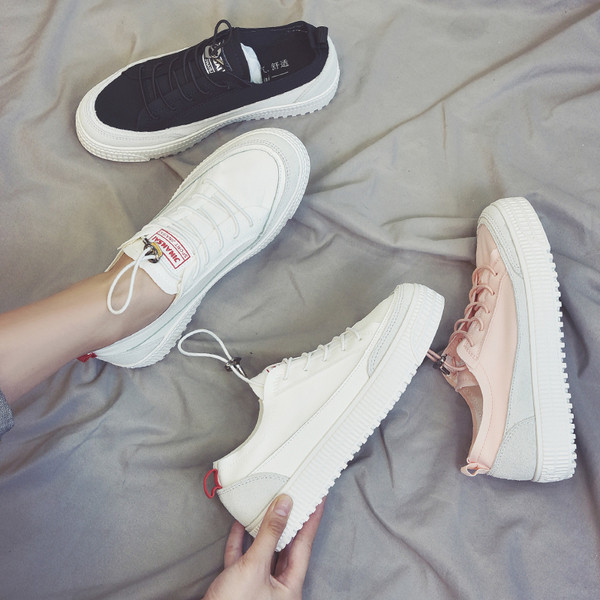 Adidasi de dama cu talpa inalta