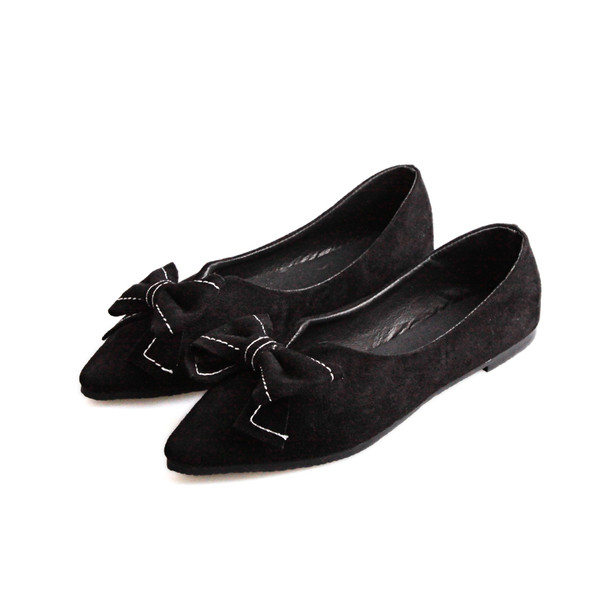 Pantofi dama din piele intoarsa in doua sau doua culori