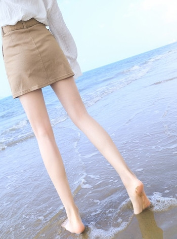 Γυναικεία φούστα με ζώνη και ψηλή μέση