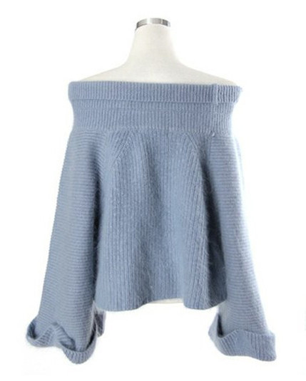 Pulover elegant de dama cu maneci lotus in mai multe culori