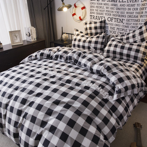 Спален комплект на каре в различни цветове