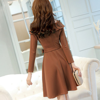 Μακρυμάνικο, casual μακρυμάνικο φόρεμα σε τέσσερα χρώματα