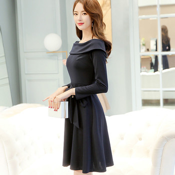 Μακρυμάνικο, casual μακρυμάνικο φόρεμα σε τέσσερα χρώματα