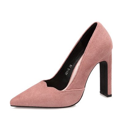 Pantofi eleganti de dama din piele intoarsa in patru culori