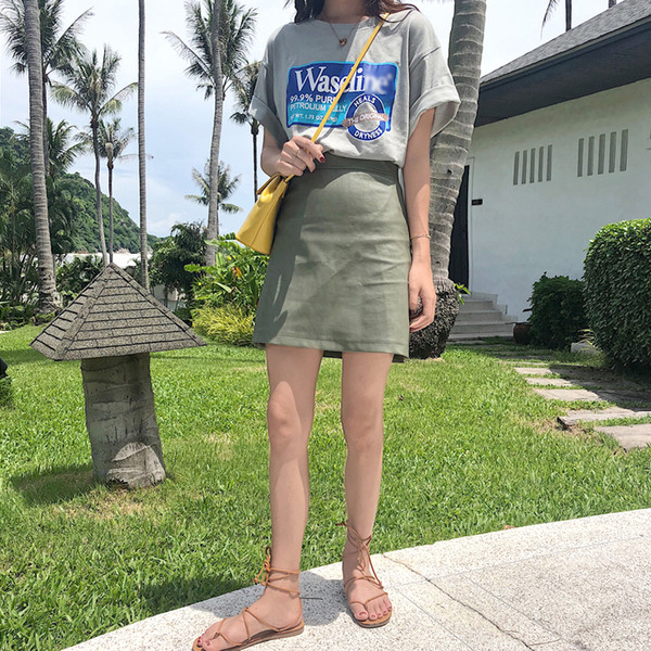 Fusta de dama cu talie inalta