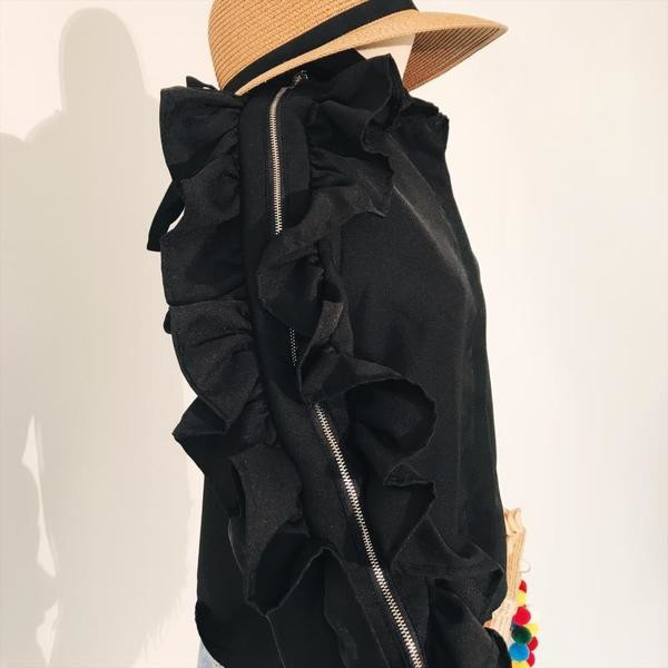 Stílusos női ing fehér, fekete és piros színben