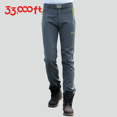 Дамски спортен - туристически плътен панталон в камуфлажен десен и изчистен модел