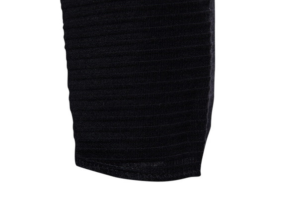 Μακρύ ανδρική ζακέτα  με κουκούλα σε μαύρο χρώμα