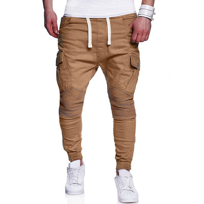 Мъжки ежедневен панталон със странични джобове в няколко цвята
