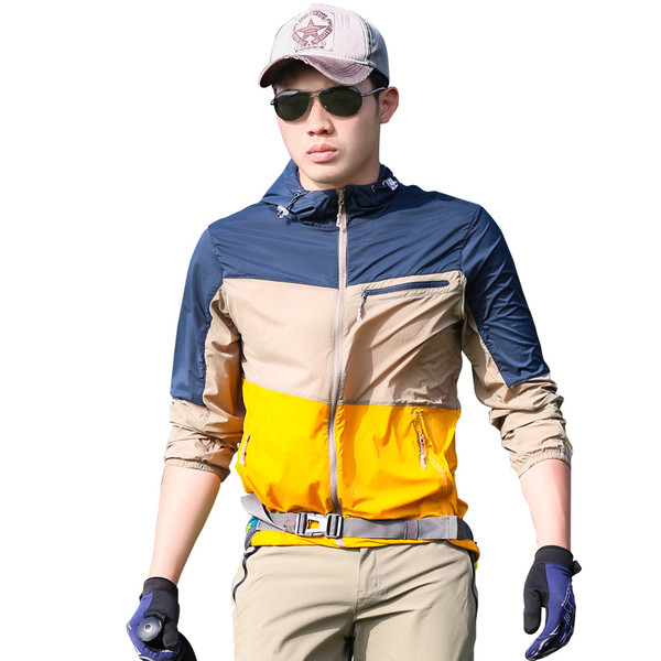 Мъжко яке ветровка с качулка в няколко цвята