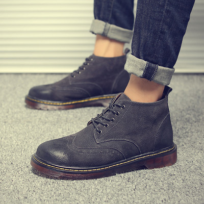 Κομψές ανδρικές μπότες σε οικολογικό σουέτ με διάφορα χρώματα