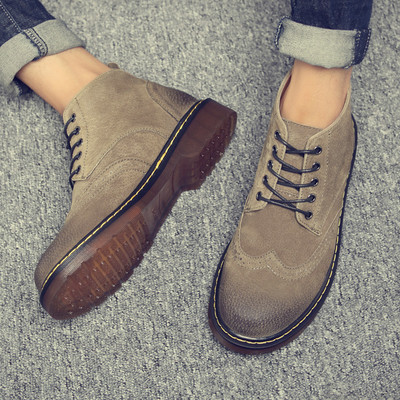 Κομψές ανδρικές μπότες σε οικολογικό σουέτ με διάφορα χρώματα