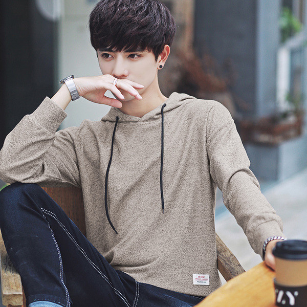 Hanorac bărbătesc subțire cu glugă în mai multe culori