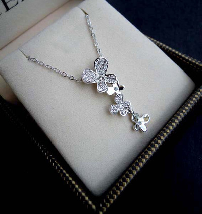 Colier elegant de dama de culoare argintiu si auriu