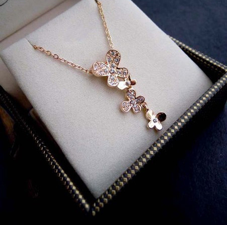 Colier elegant de dama de culoare argintiu si auriu